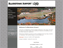 Tablet Screenshot of blairstownairport.com